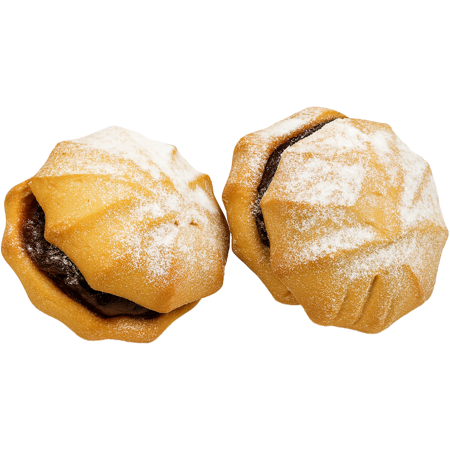 Feine Mürbeteig-Plätzchen mit Schoko-Nougat-Creme